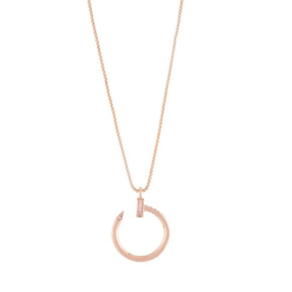 Jones New York Nail Pendant Rose Gold Plated